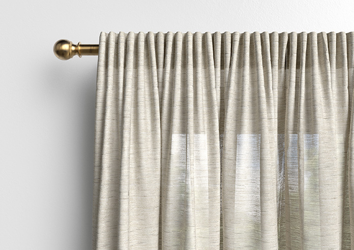 Sahara Voile, Metallic Sand - Made to Measure Curtains - Image 10